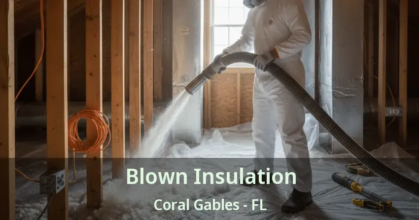 Blown Insulation Coral Gables - FL