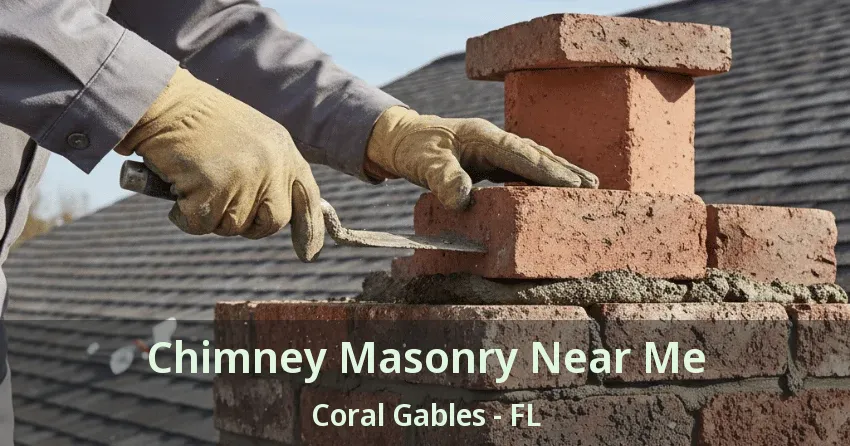 Chimney Masonry Near Me Coral Gables - FL