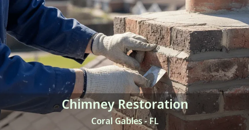 Chimney Restoration Coral Gables - FL