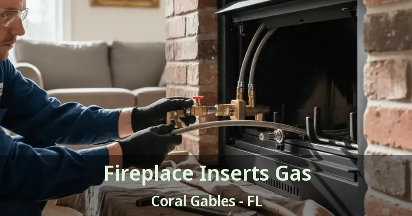 Fireplace Inserts Gas Coral Gables - FL
