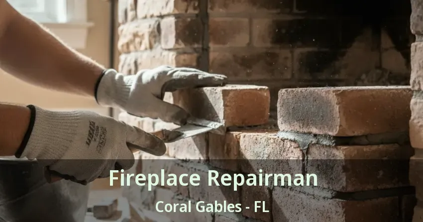 Fireplace Repairman Coral Gables - FL