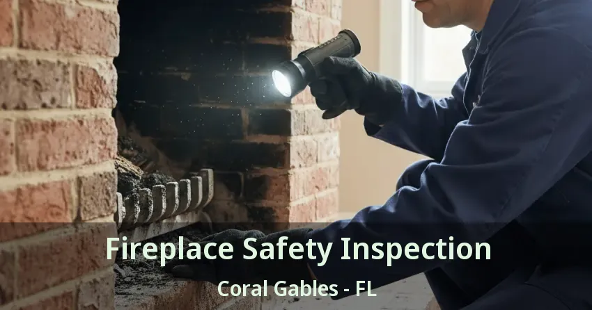Fireplace Safety Inspection Coral Gables - FL
