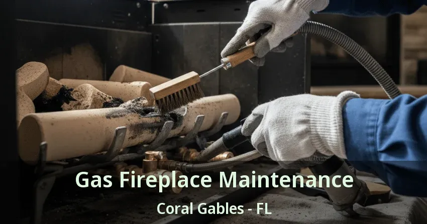 Gas Fireplace Maintenance Coral Gables - FL