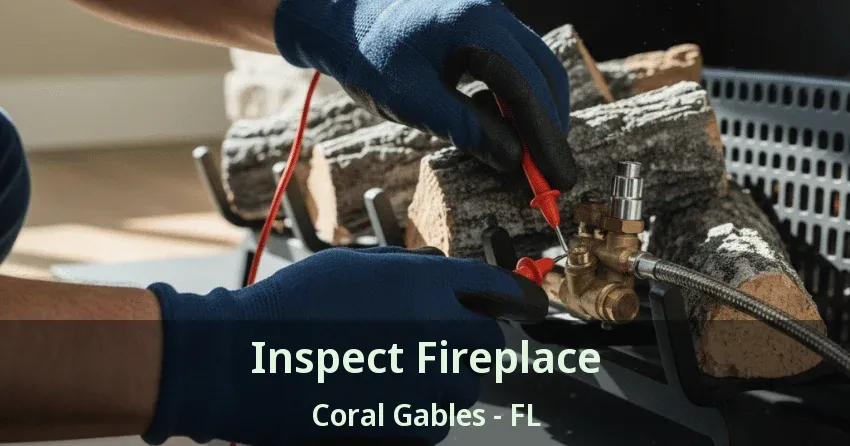 Inspect Fireplace Coral Gables - FL
