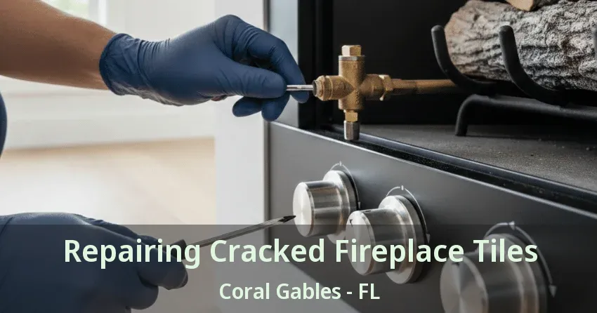 Repairing Cracked Fireplace Tiles Coral Gables - FL