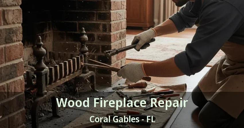 Wood Fireplace Repair Coral Gables - FL